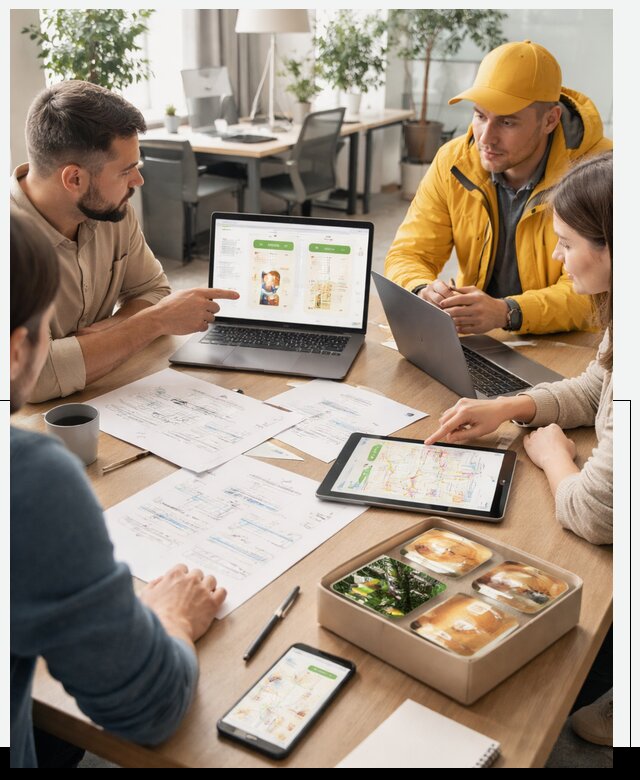 Разработка агрегатора доставки еды в Апшеронске от 15372 р., АвикейПшр