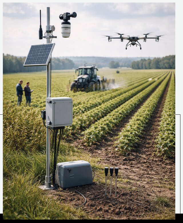 Разработка IoT мониторинга полей в Апшеронске от 8711 р. | АвикейПшр